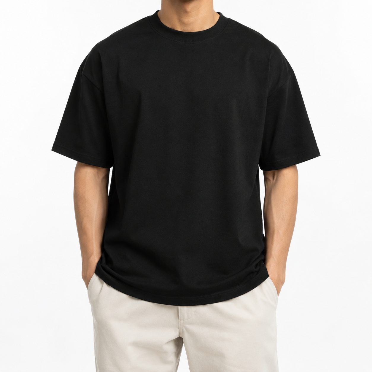 Solid Black T-shirt product image 1