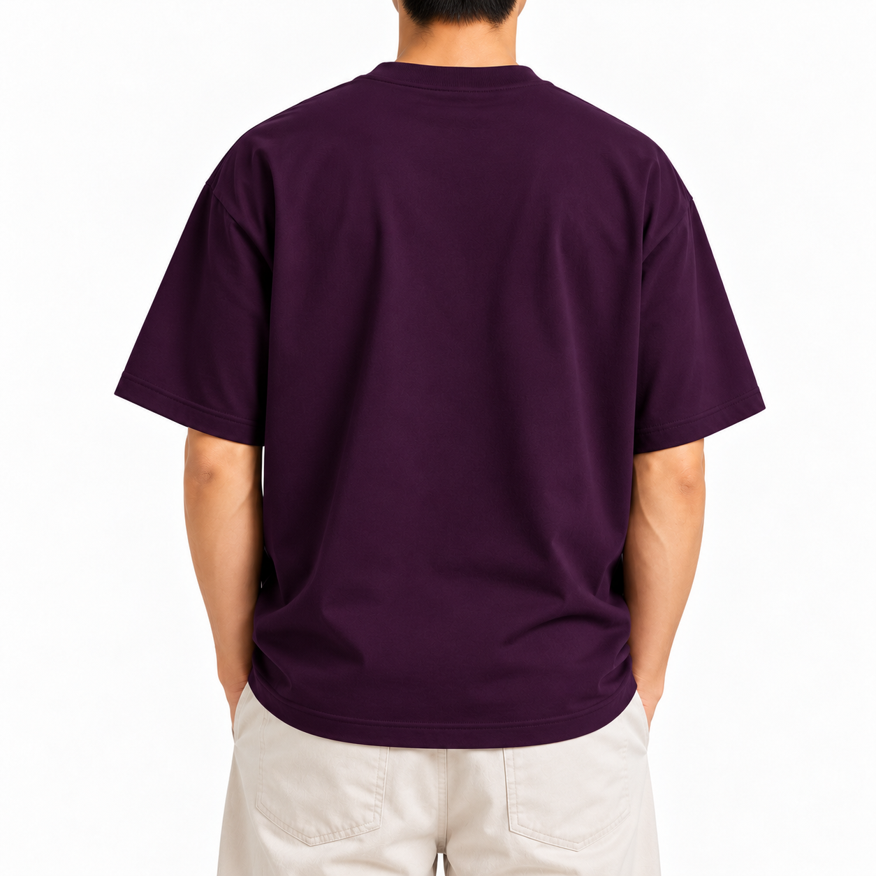 Solid Purple Drop T-shirt product image 2