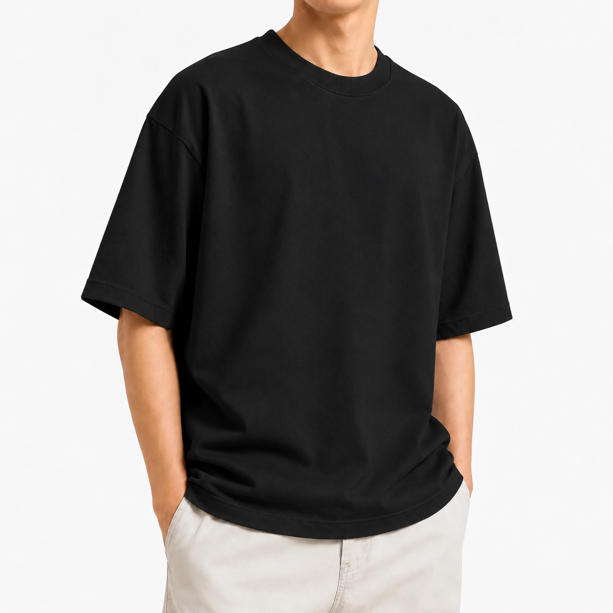 Solid Black Dorp T-shirt product image 1