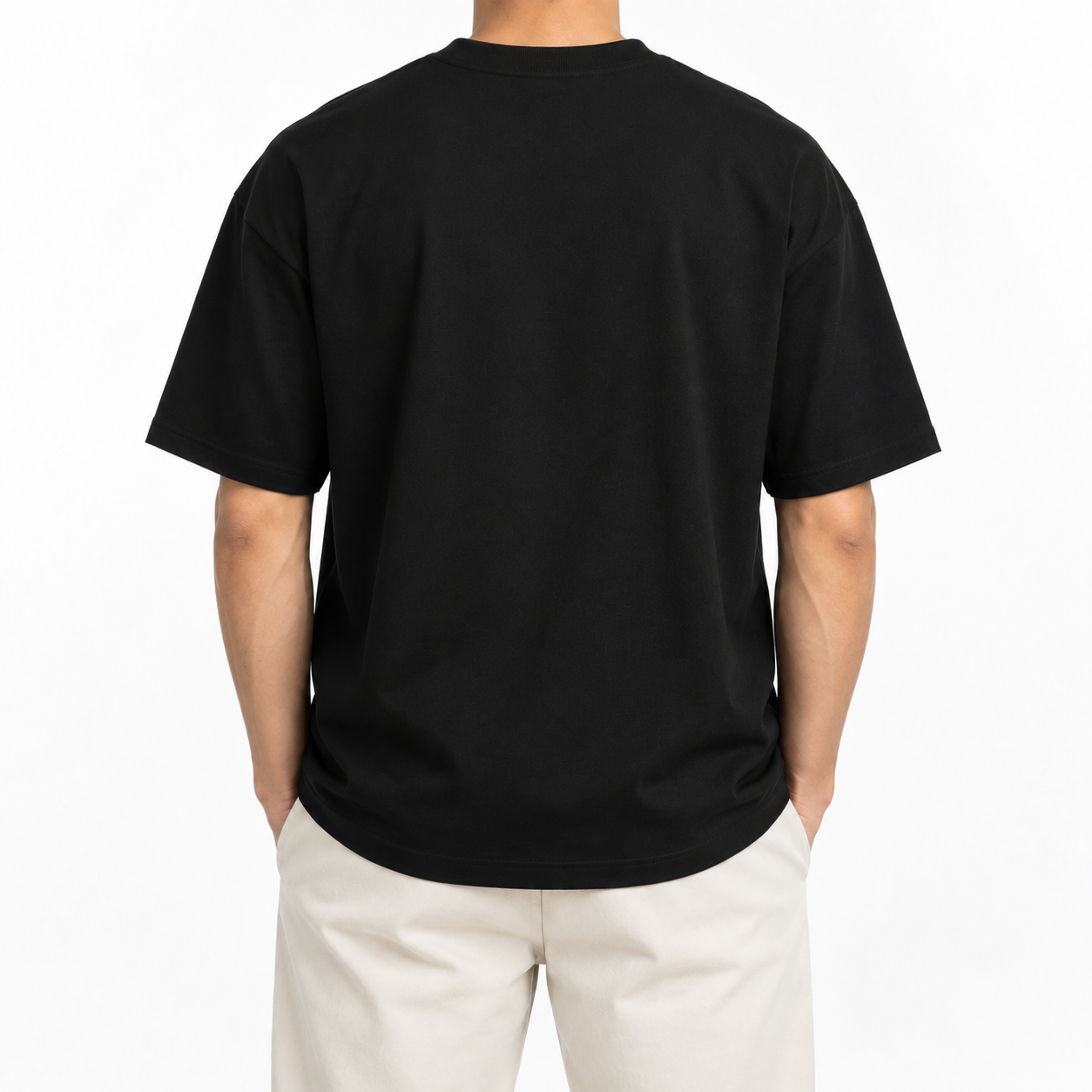Solid Black T-shirt product image 2