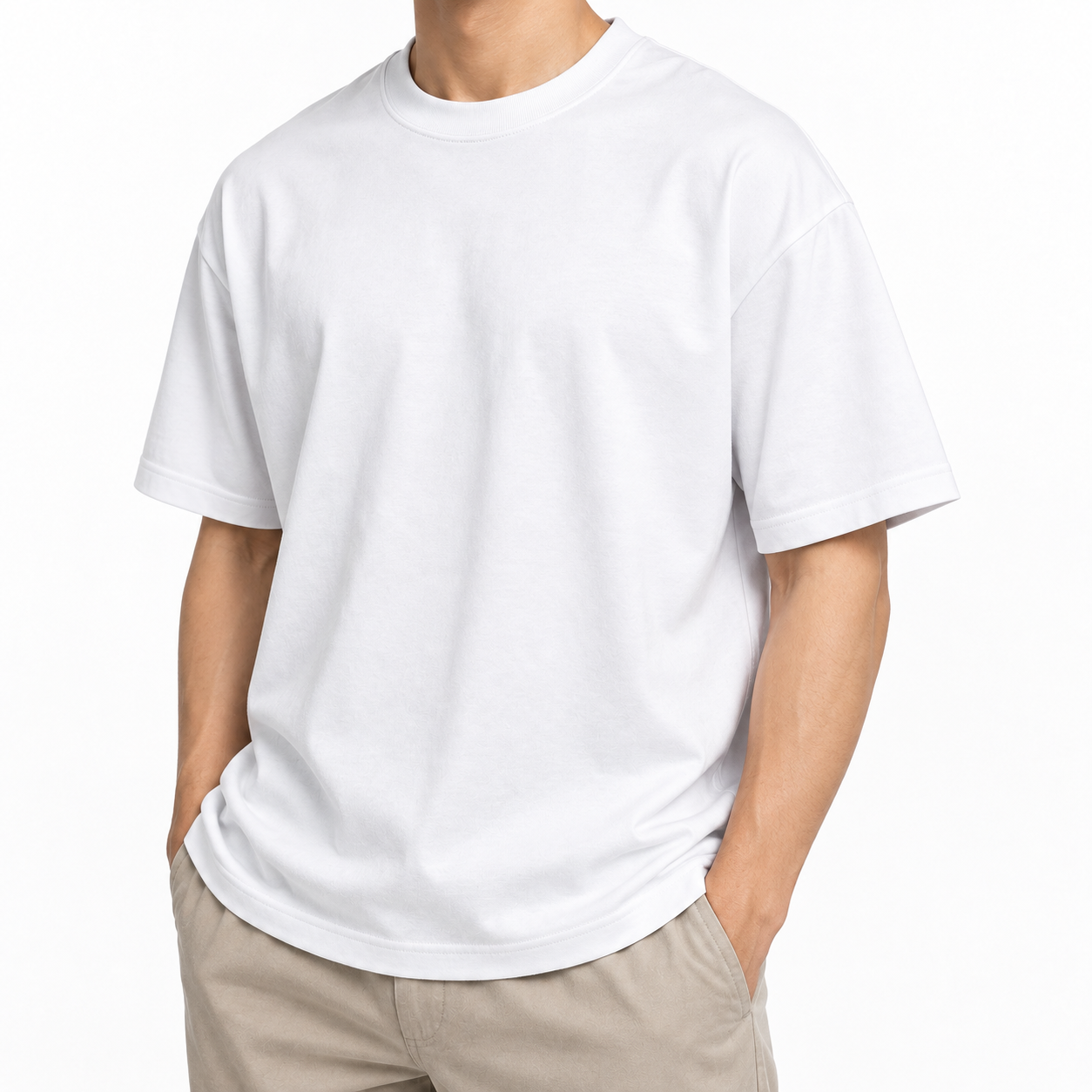 Solid White Drop t-shirt product image 1